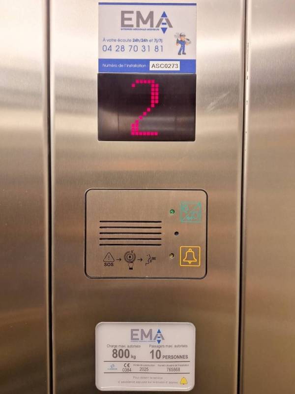 Ascenseur Kleemann installé par EMA 