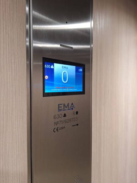 cabine ascenseur PM installé par EMA